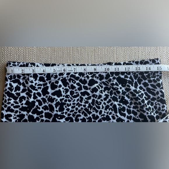 Vintage St. John Evening by Marie Gray leopard print knit cardigan and skirt - Picture 11 of 12